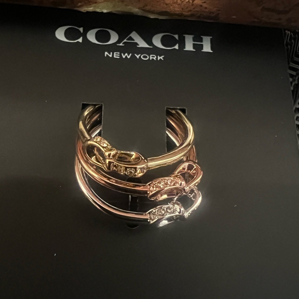 Coach (3) Interchangeable Ring Set - image 2